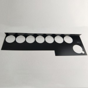 203 * 109 * 0,25mm schwarzes PC-Isolierblatt, temperaturbeständig und leicht zu biegen