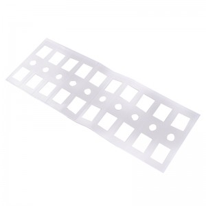 Temperaturresistent motorisch Isolierfolie Transparente Formisolierdichtungsleiterplatte PET-Isolierblatt kann gestanzt werden