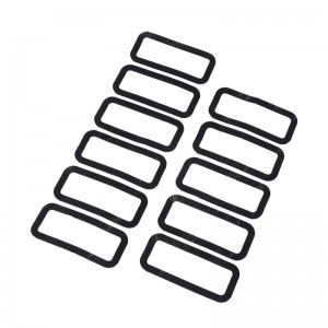 Flammhemmende PE wasserdichte Schaumquadrat schwarzer Schaum 30 ~ 45 Grad Kompression XPE wasserdichter Schaumstoff